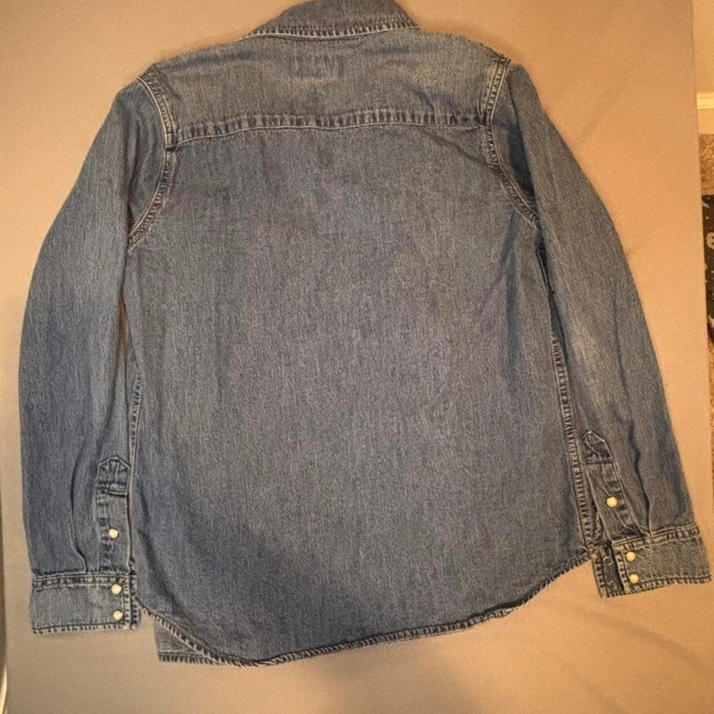 Lucky brand denim button snap shirt - Picture 5 of 6